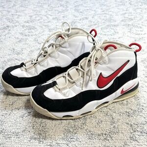 Nike Air Max Uptempo 95 "Bulls" White Red Black Shoes CK0892-101 Men's Size 11.5